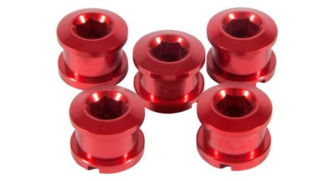 Pack de 5 vis insight pour couronne 8.5 x 4mm alu rouge