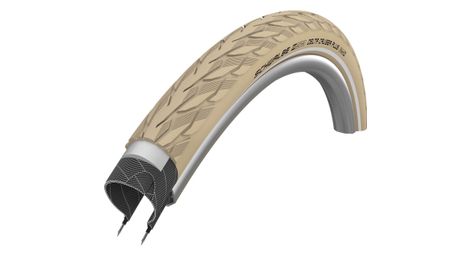 Schwalbe pneu extérieur delta cruiser plus 26 x 1 3/8 crème reflexion