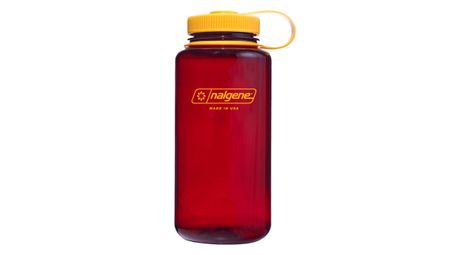Bottiglia nalgene sustain a bocca larga rossa - 1l