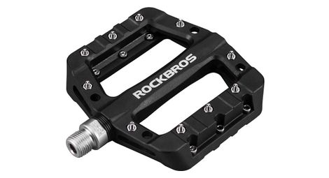 Pédales de vélo en fibre de nylon - Noir