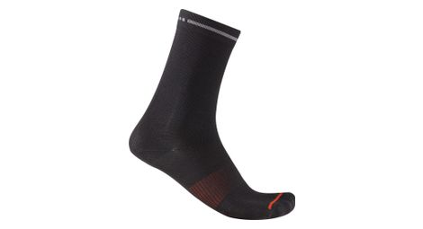 Castelli premio evo 18 calze unisex nero