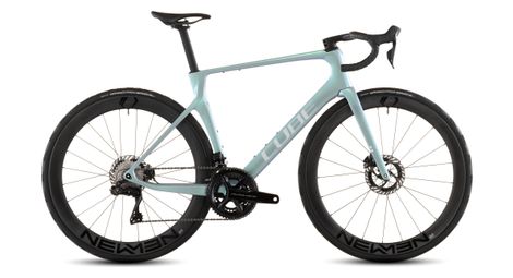 Vélo de Route Cube Agree C:62 SLT Shimano Dura-Ace Di2 12V 700 mm Vert Bleu Fusion 2026