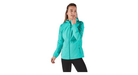 Veste Imperméable Kiprun Run Rain 900 Turquoise Femme