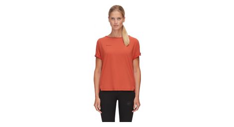 T shirt mammut tech rose terracotta femme