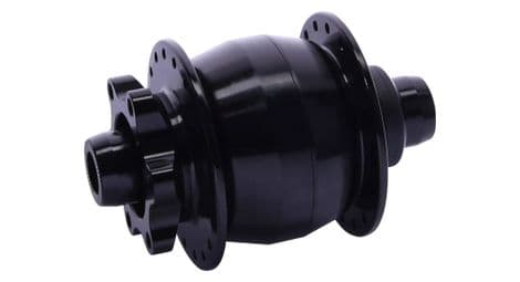 Moyeu dynamo contec powerhouse hub 2 32 trous 15x100 mm 6 trous noir
