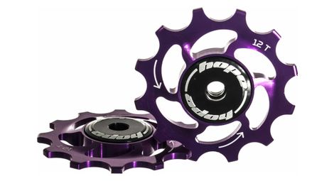 Hope pair of jockey wheels 12t/sram 11 speed purple