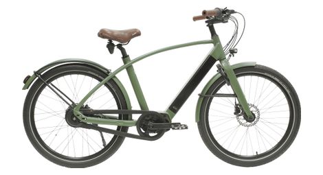 Bicicleta de ciudad reina eléctrica de cuadro alto enviolo city ct 504wh 26'' verde caqui 2022 one size / 150-195 cm