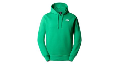 The north face light drew peak hoodie grün