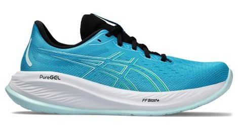 asics gel cumulus 26 laufschuhe blau grun herren