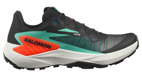 Zapatillas de trail salomon genesis negro/verde/rojo para hombre