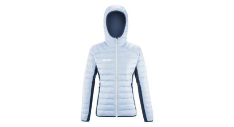 Doudoune femme millet fitz roy warm hoodie bleu clair