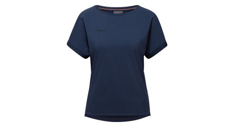 T shirt mammut tech bleu femme