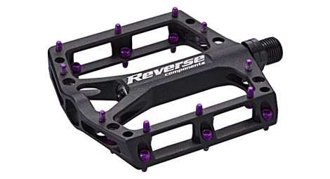 Reverse paire de pedales blackone noir violet