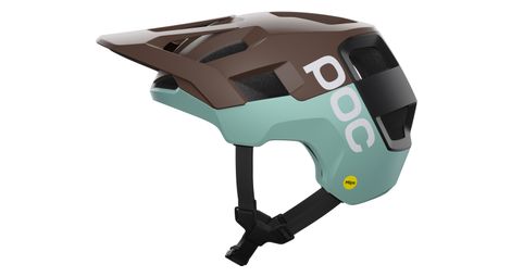 Mountainbike-Helm Poc Kortal Race Mips Grün/Braun