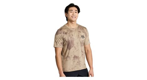 Maillot manches courtes saucony explorer gris