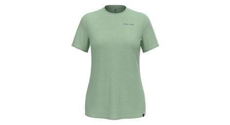 T-shirt technique femme odlo x pow hyper contrast vert clair