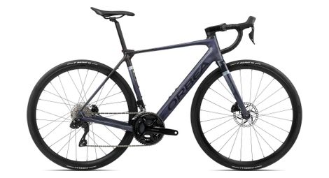 Vélo de route électrique orbea gain m30i shimano 105 di2 12v 350 wh 700 mm bleu violet tanzanite carbon view 2024