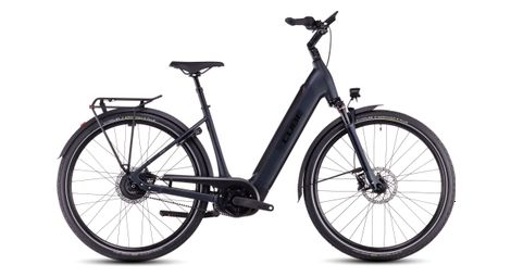 Cube supreme hybrid deluxe pro 625 easy entry electric city bike enviolo city belt 625 wh 700 mm night black 2025