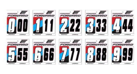 Forward number kit front plate white 2