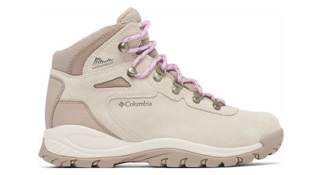 Chaussures de randonnée columbia newton ridge plus waterproof beige femme