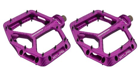 Paire de pedales plates race face atlas violet