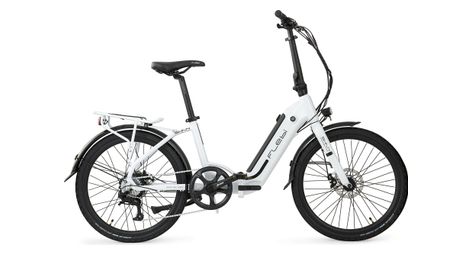 Vélo electrique pliant flebi swan 24  white | roues 24