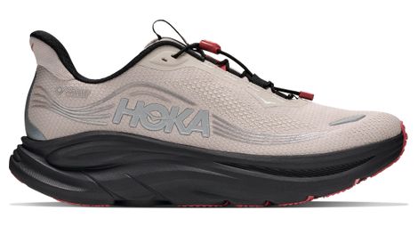 Chaussures Running Hoka Clifton 11 GTX Beige/Noir Homme
