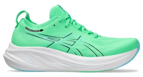 Chaussures running asics gel-nimbus 26 vert/bleu homme