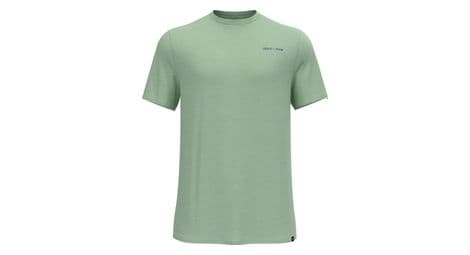 Camiseta tecnica odlo x pow hyper contrast verde claro