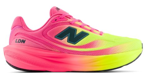 new balance 1080 v15 tcs london marathon running shoes for men in yellow pink
