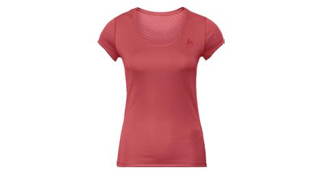Maillot manches courtes femme odlo active f dry light rouge