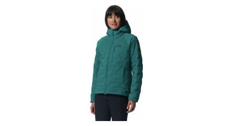 Mountain hardwear women's stretchdown hoody green