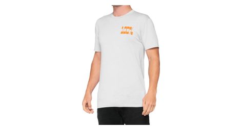 T-shirt 100% trona chalk weiß / orange
