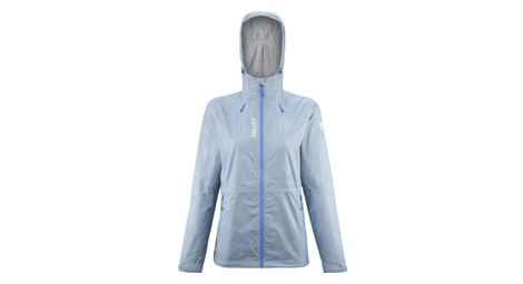 Veste impermeable femme millet fitz roy bleu clair