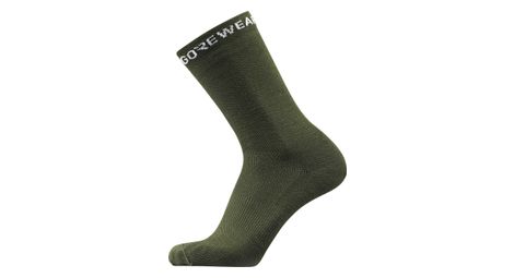 Calze unisex gore wear essential merino verde