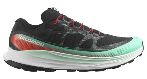 Salomon ultra glide 2 trail running shoes black/green/red