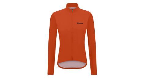 Veste coupe-vent unisexe santini rtr orange