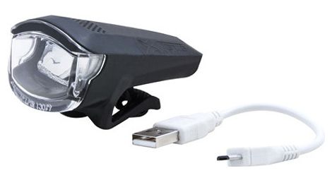 Eclairage velo feu av tanza led usb noir