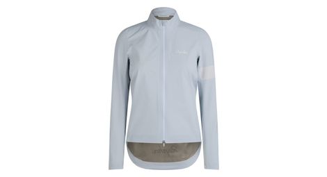 Chaqueta de lluvia rapha core para mujer azul/blanco