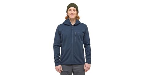 Polaire à capuche haglöfs rosson mid bleu homme