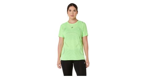 Camiseta de manga corta Asics Metarun verde para mujer