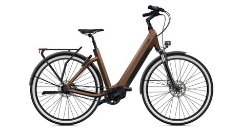 O2Feel Velo De Ville Electrique O2 Feel Iswan City Boost 7 1 Univ Shimano Nexus 5V 540Wh 700 Mm Marron Glace T S 155 170Cm Produit Reconditionne
