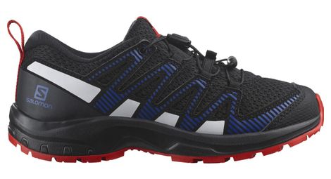 Salomon xa pro 3d v8 junior noir bleu rouge enfant