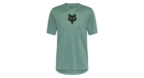 Maillot manches courtes fox ranger head vert