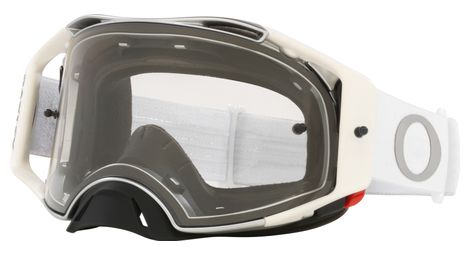 Occhiali oakley airbrake mx white clear / ref. oo7046-c4