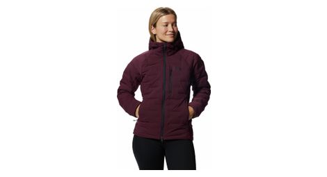 Doudoune femme mountain hardwear stretchdown hoody bordeaux