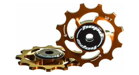Paire de Galets HOPE 12 Dents/Sram 11 Vitesses Orange