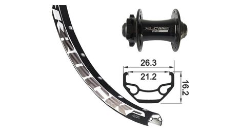Xlc 29 '' rueda delantera | 15x100 mm | negro