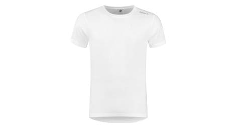 T-shirt de sport manches courtes rogelli - enfant - blanc