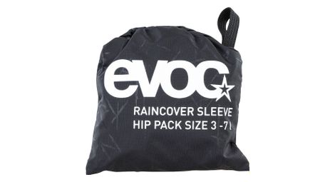 Housse de pluie evoc hip pack 3-7 l noir 